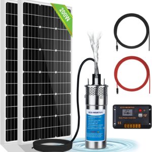 ECO-WORTHY 12V Solar Water Pump Submersible Well Pump System