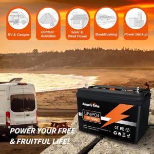 Ampere Time LiFePO4 Deep Cycle Lithium Battery